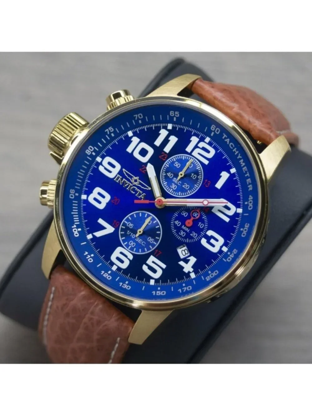 Stylish Men's Left-Handed Quartz Watch with Leather Strap - Perfect for Everyday